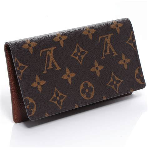 louis vuitton wallet checkbook holder|louis vuitton trifold wallet.